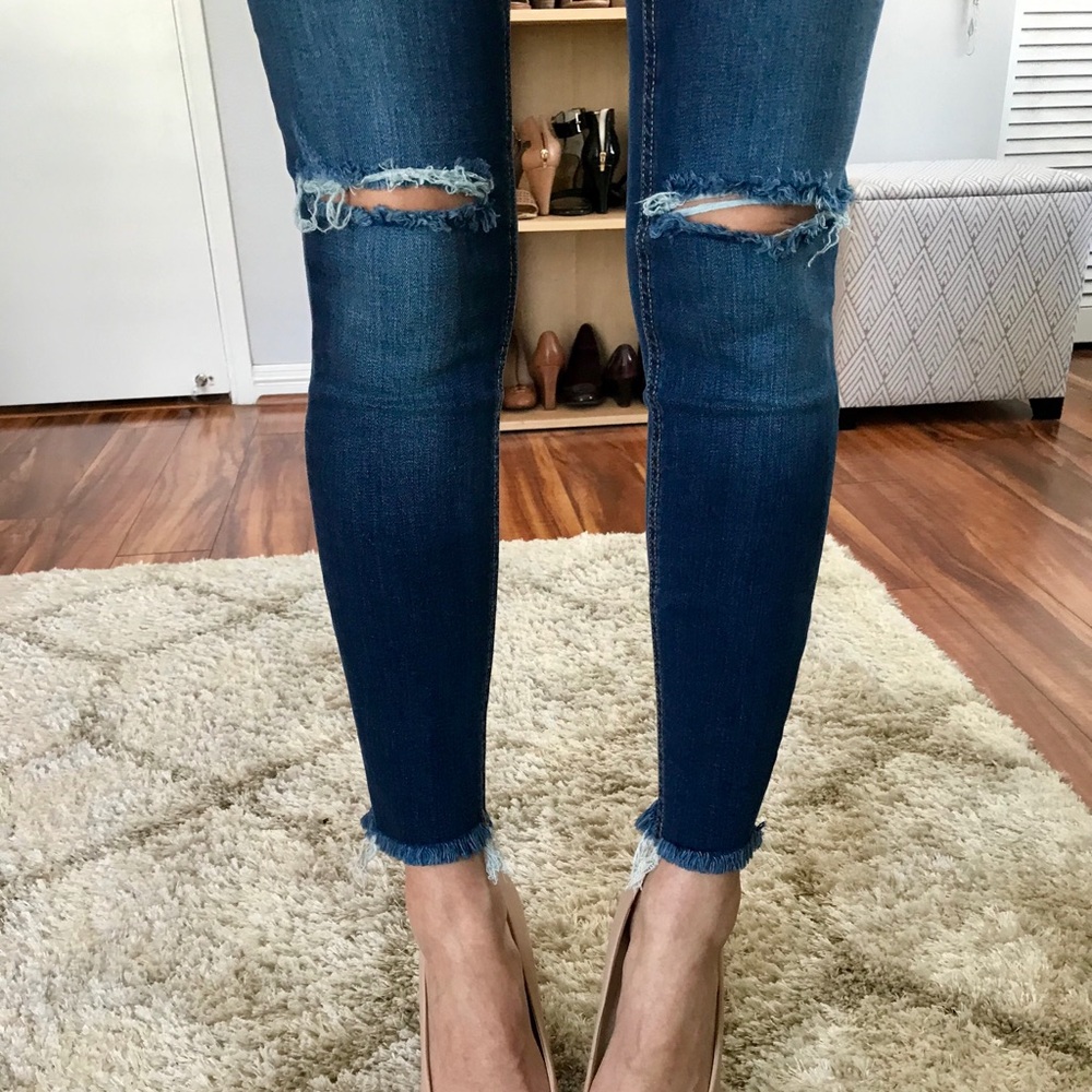 Last 1 | London Distressed Soft Ankle Skinny - Picture 6 of 8
